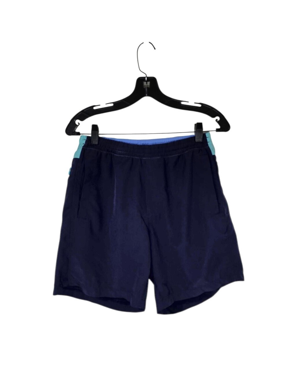 Birdogs The Kerfuffles Shorts Mens Medium Navy Blue Drawstring Athletic Gym